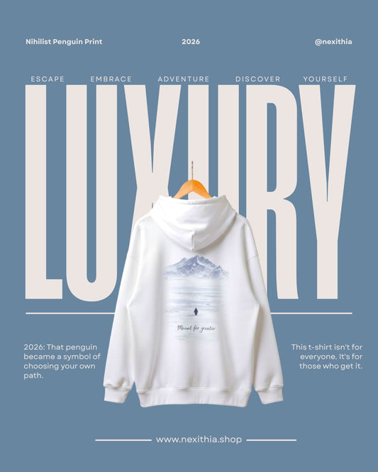 Nihilist Penguin Tee | Minimalist Existential Design | Meant for Greater